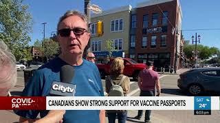 Strong support for vaccine passports